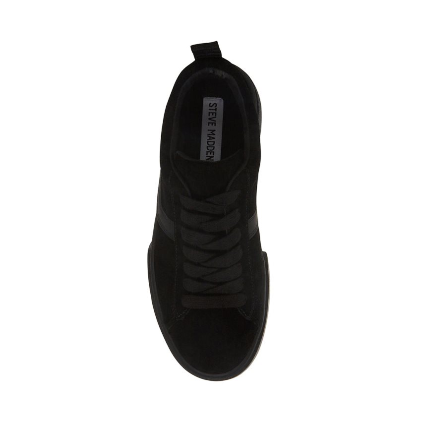 Zapatos Plataforma Steve Madden Rorri Gamuza Mujer Negras | ES DN0ES1